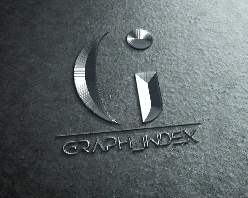 Logo Graphindex sur support métallique